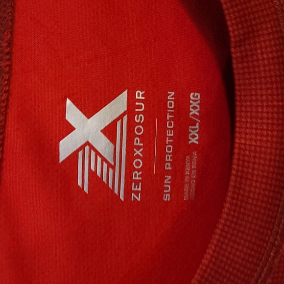 ZeroXposur Short Sleeve Sun Shirt Size XXL - Picture 4 of 9